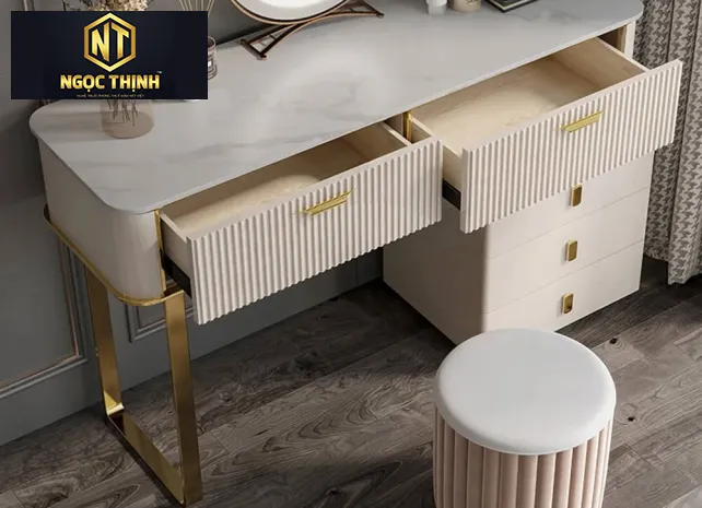 BÀN TRANG ĐIỂM NGỌC THỊNH GỖ SANG TRỌNG CAO CẤP